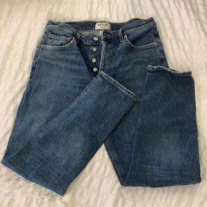 Agolde Nico Jean Skinny Button Fly